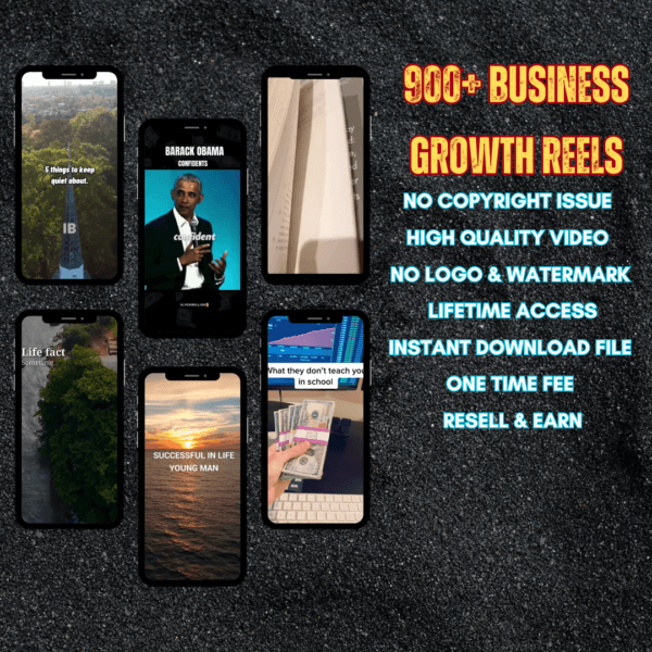 900+ Business growth Reels Bundle