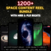 1200+ Space Content Reels Bundle