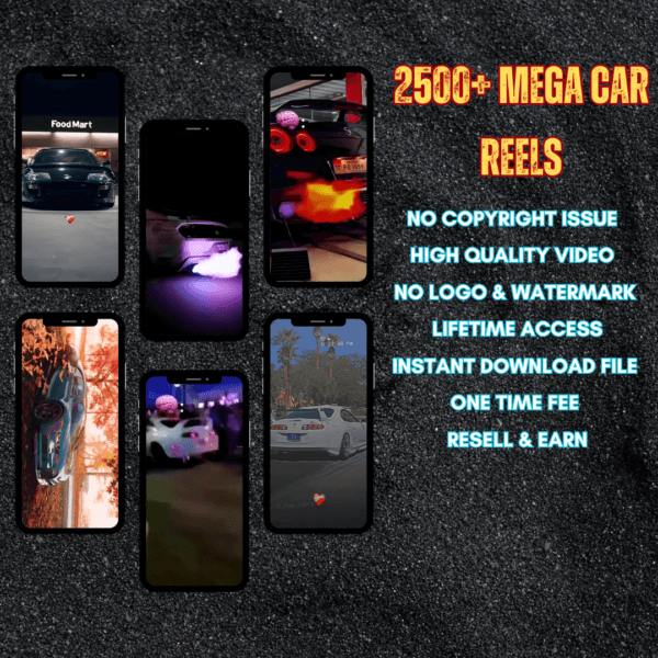 2500+ Mega Car Reels Bundle