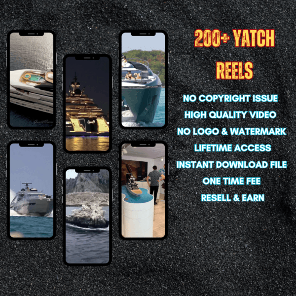 200+ Yatch Reels Bundle